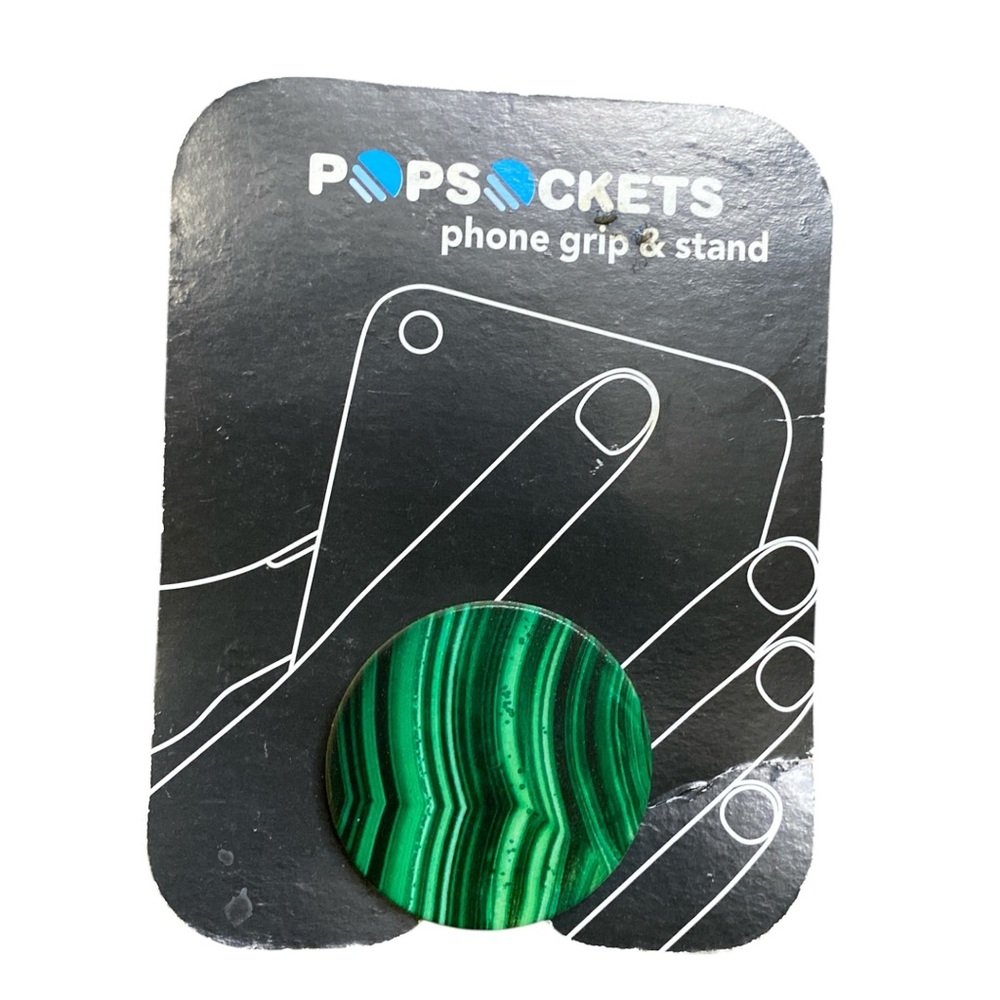 PopSocket Green Malachite Pattern Phone Grip & Stand